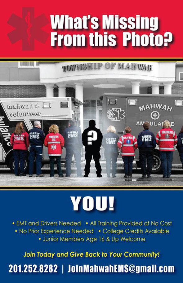 mahwah ems about page ems job flyer